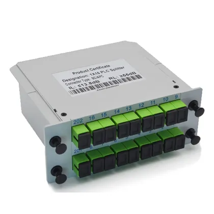 Box optical fiber plc splitter