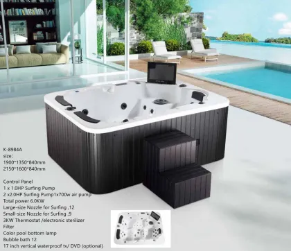 Jacuzzi avec TV et hydromasseur