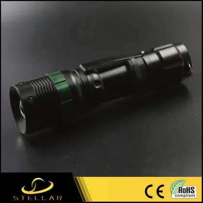 Deliver timely travel flashlight torch light strobe self defense flashlight