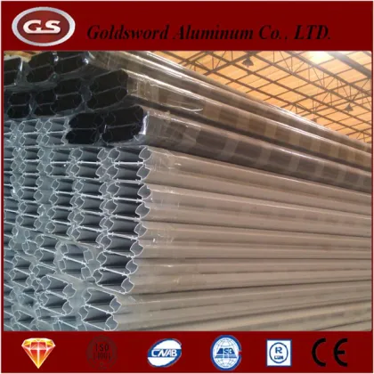 Plastic Coated Aluminum Pipe Railing Handrail