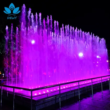 Outdoor music dance fountain