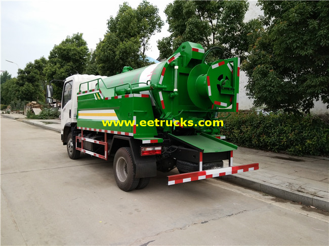 5.5 CBM Vacuum Fecal Suction Trucks