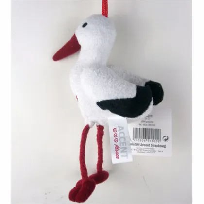 Custom Promotional Toy Plush Stork with Rope Hanger