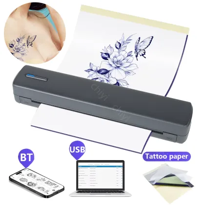 Wireless Portable Tattoo Stencil Printer with Bluetooth