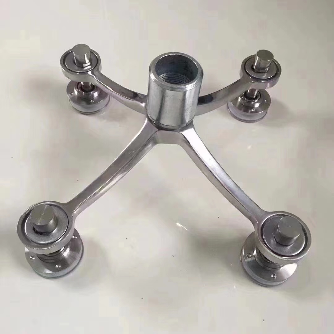 Vidrio de 4 brazos de ajuste de araña