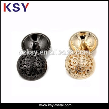 Gold fashion metal shank button