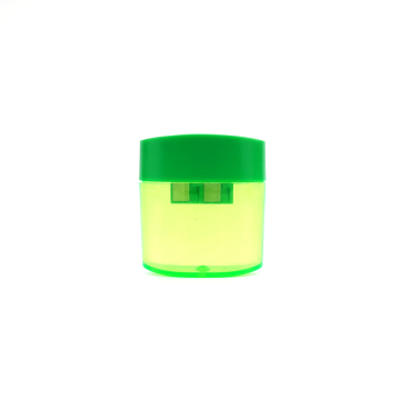 Wholesale Office Supplies: Plastic Bevel Double Hole Manual Pencil Sharpener for School Stationery