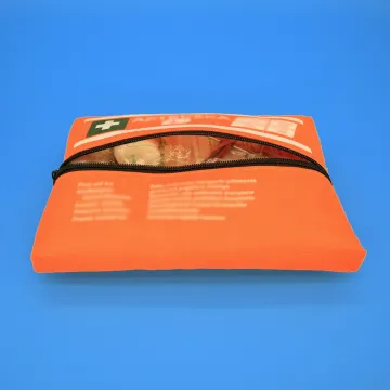 High quality medical emergency outdoor travel portable orange color fist aid kit bag