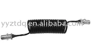 Seven core cable trailer plug