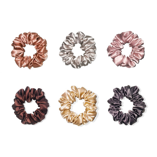 High quality ECO-friendly 100% mulberry silk hair scrunchies