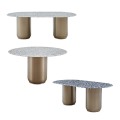 Conjunto de mesa de madeira moderna de madeira sólida