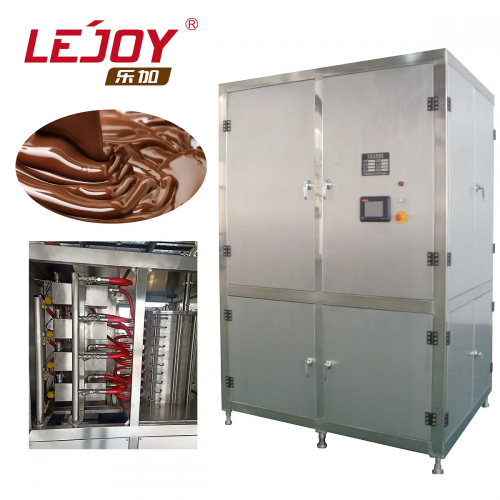 Maquinaria automática de templado de chocolate continuo