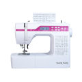 Máquina de costura doméstica com enfiador de agulha e tela LCD de 2,0 &quot;