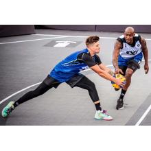 Material de goma de enlaces al aire libre baldosas de baloncesto