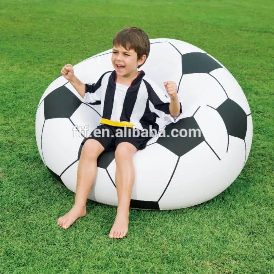 Round Shape Inflatable Soccer Sofa ,Round Shape Sofa Chair, Football Shape Inflatable Sofa Indoor Furniture