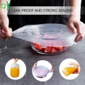 Silicone Stretch Lids 6 Pcs Pack Berbagai Ukuran