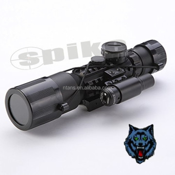 SPIKE 3-10X42E(M9) Optic Scope with Red/Green Illumination and Red Laser