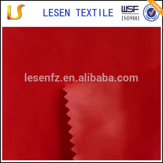 190T Polyester taffeta bonded with PVC laminate for closet