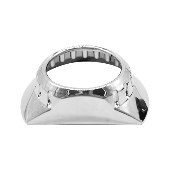 TAOCHIS 3.0 Inch Hella 3R G5 Koito Q5 Bi-Xenon LED Projector Lens Shroud Retrofit Headlights - Silver