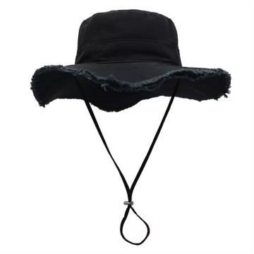 Wholesale Cheap Plain Designer Bucket Hats for Women - Summer Ladies Hats with Logo