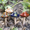 Ceramic Toadstools Simulation Mushroom Model Bonsai Ornament DIY Home Garden Lawn Decor 1pcs