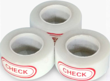 Frameless transparent heat shrinkable film
