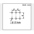 Spun series push switch