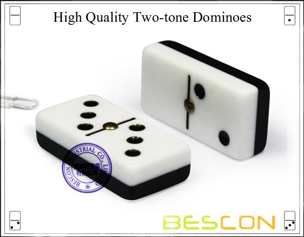 High Quality Two-tone Dominoes