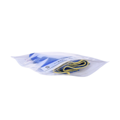 Compostable PLA 3 side seal bag for shirt