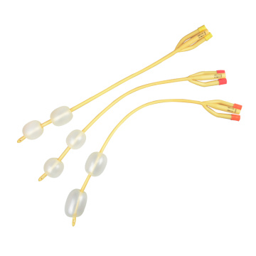 3-way Double Balloons Foley Catheter