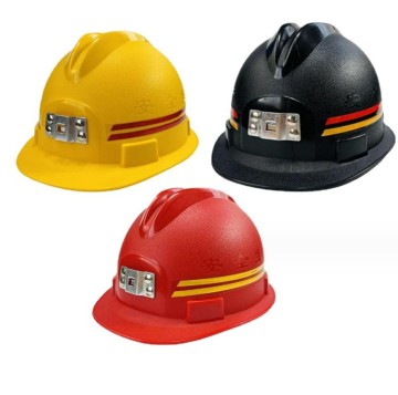 Durable Miner's Lamp Hard Hat for Engineering and Construction Safety