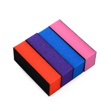 Herramientas y pulidos de uñas de etiqueta privada de grado profesional: bloques de papel de lija de 3 lados, esponja de lima y removedores de la piel para manicuras y pedicuras mejoradas