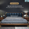 China Solid Wood Frame Apartment Bed Supplier