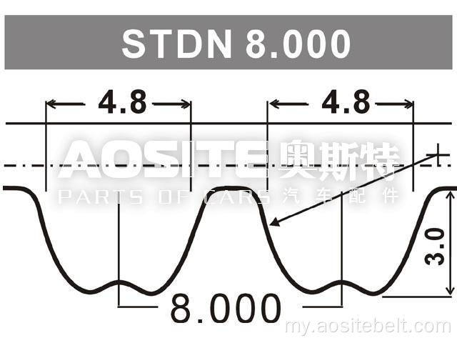 ALFA ROMEO 145 အတွက် အော်တိုချိန်ကိုက် ခါးပတ်