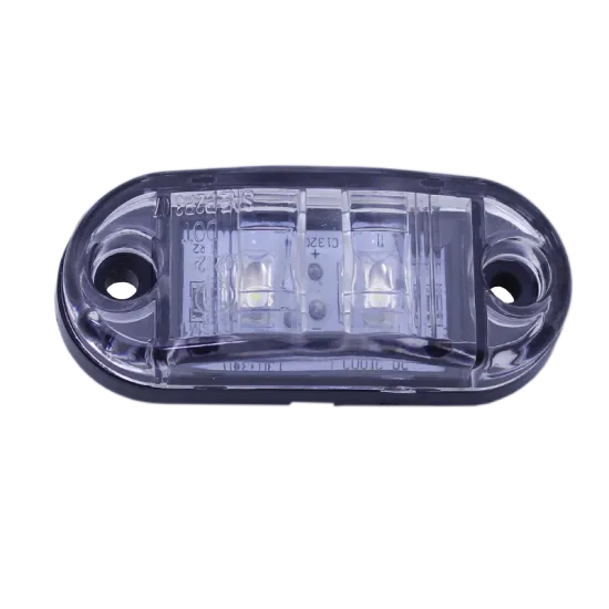 LED Amber Oval Mini Clearance Lamp - Marine Interior Light for Boats