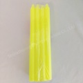 Paraffin wax stick bright yellow color vigil candles
