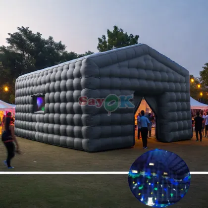 Inflatable Nightclub Tent with Disco Lights for Sale