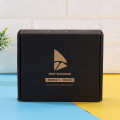 Black Corrugated Custom Gold Foil Logo Mailer Box