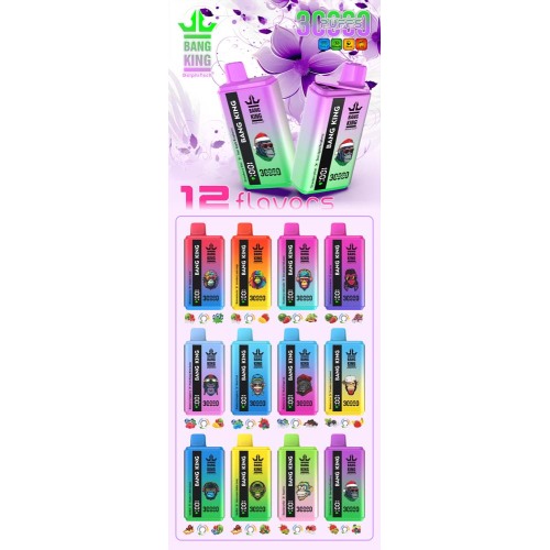 Bang King 30000 Puffs Vapes แบบใช้แล้วทิ้ง
