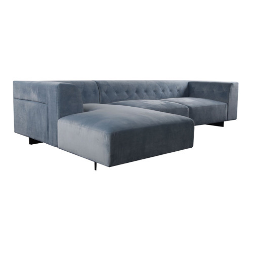 Sofa phòng khách vải nhung hiện đại