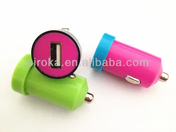 Universal in car charger micro USB car charger with 5V 1A output for android mobile phone