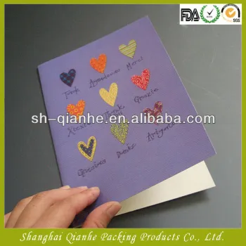 folding invitation card,OEM greeting card in China