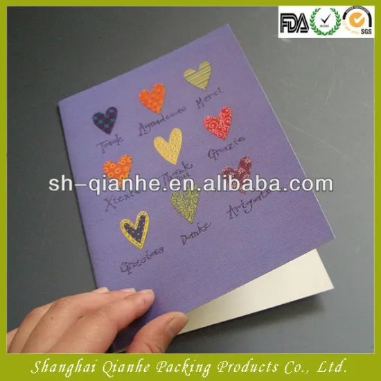 folding invitation card,OEM greeting card in China