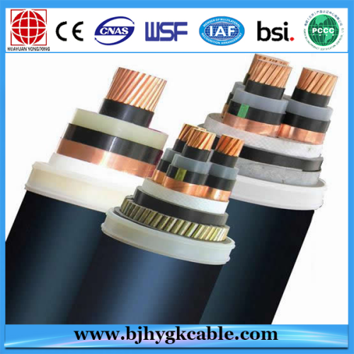 33KV kopparledare, XLPE ståltrådspanserad kabel
