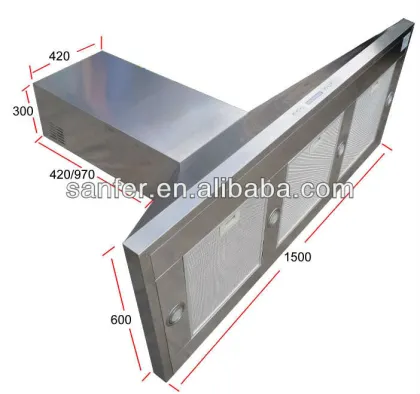 Big Suction Canopy Cooker Range Hood