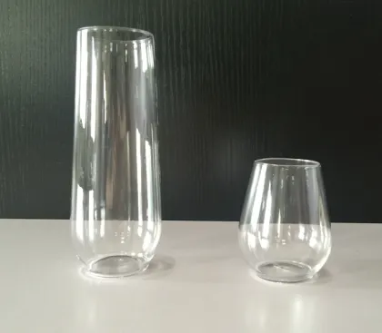 PET Stemless Champagne Flute / Stemless Champagne Glass