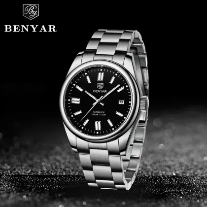 Benyar 5185 Transparent Automatic Mechanical Watch