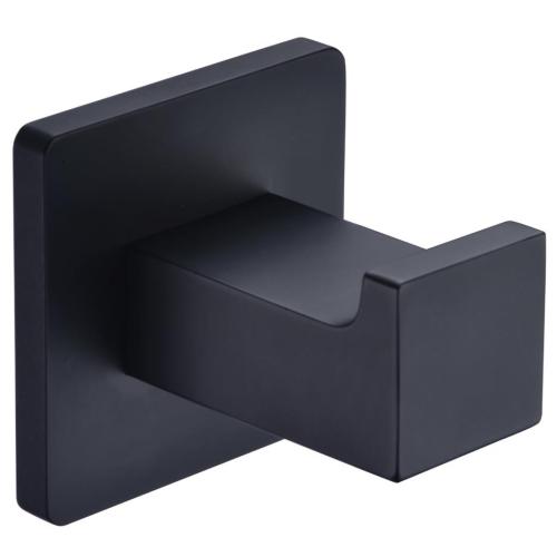 Elegant black single coat hook