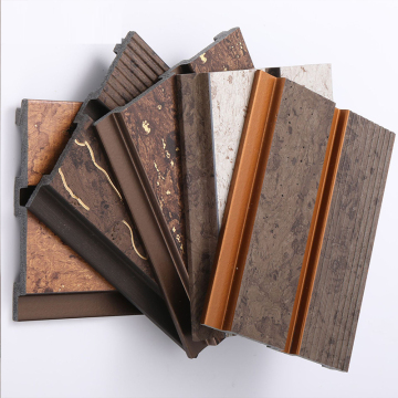 Formaldehyde-Free Fashion PS Wall Panel - Vertical Grille for Indoor Home Decoration