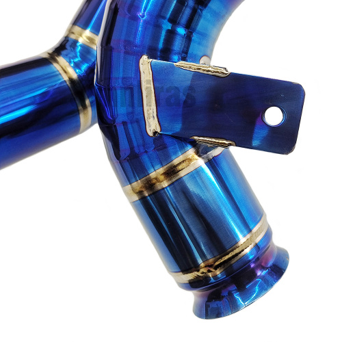 Titanium Lamborghini Gallardo 04-08 X-Pipe Burn Blue Auspuffsystem